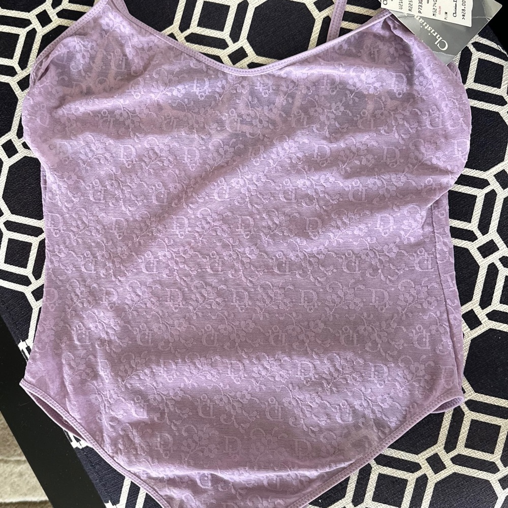 NWT DIOR Vintage โ D I O Rโ All Over Lace Bodysuit - Picture 13 of 13